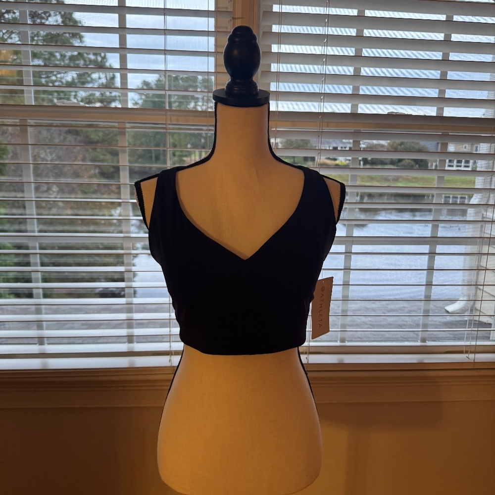Athleta Solace Bra - Black - Large - D-DD - NWT - Picture 3 of 11